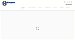 Desktop Screenshot of halgrenorthodontics.com